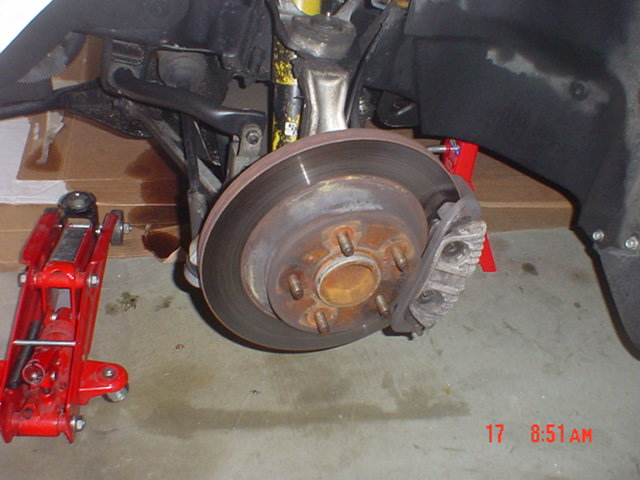 The stock brakes